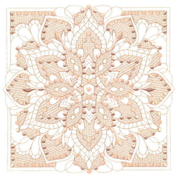 Mesmerizing Blooming Petals (Trapunto)