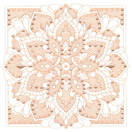 Mesmerizing Blooming Petals (Trapunto)