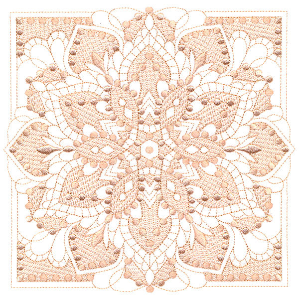 Mesmerizing Blooming Petals (Trapunto)