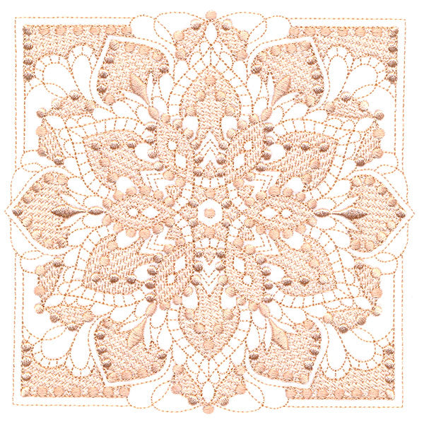 Mesmerizing Blooming Petals (Trapunto)