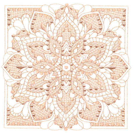 Mesmerizing Blooming Petals (Trapunto)