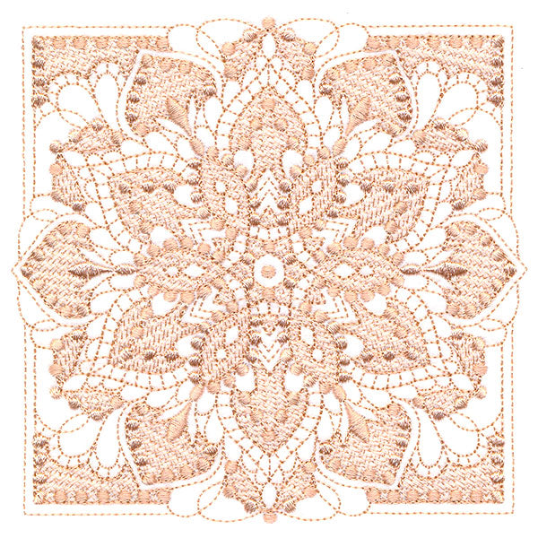 Mesmerizing Blooming Petals (Trapunto)