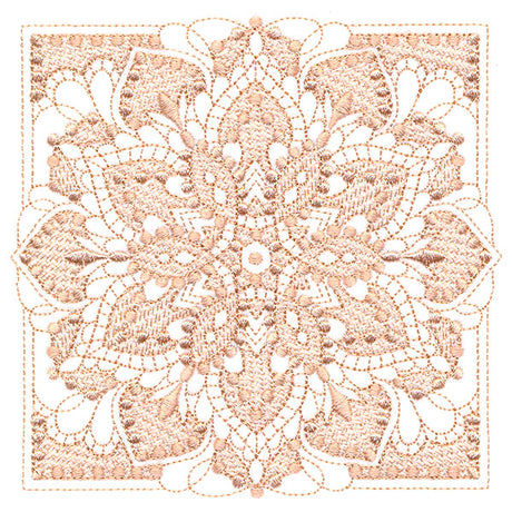 Mesmerizing Blooming Petals (Trapunto)