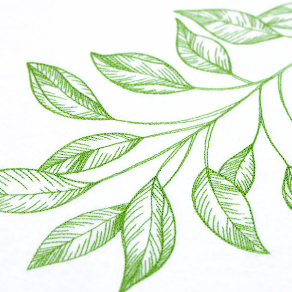 Branching Leaves Etching