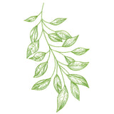 Branching Leaves Etching