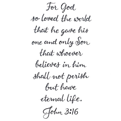 John 3:16 Scripture