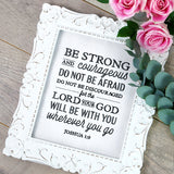 Joshua 1:9 Scripture