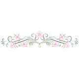Blooming Calligraphic Border