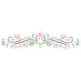 Blooming Calligraphic Border