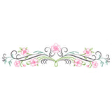 Blooming Calligraphic Border