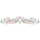 Blooming Calligraphic Border