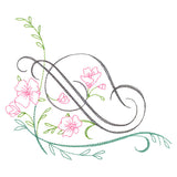 Blooming Calligraphic Corner