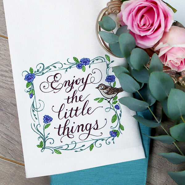 Enjoy the Little Things Sign