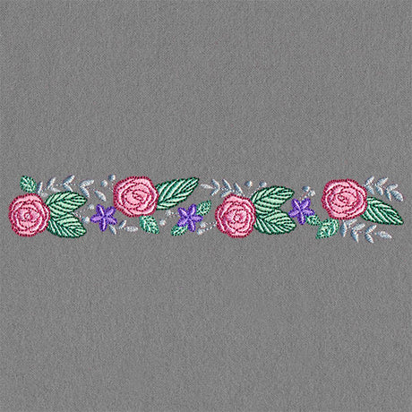 Spring Blooms Border