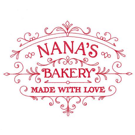 Nana's Bakery Sign