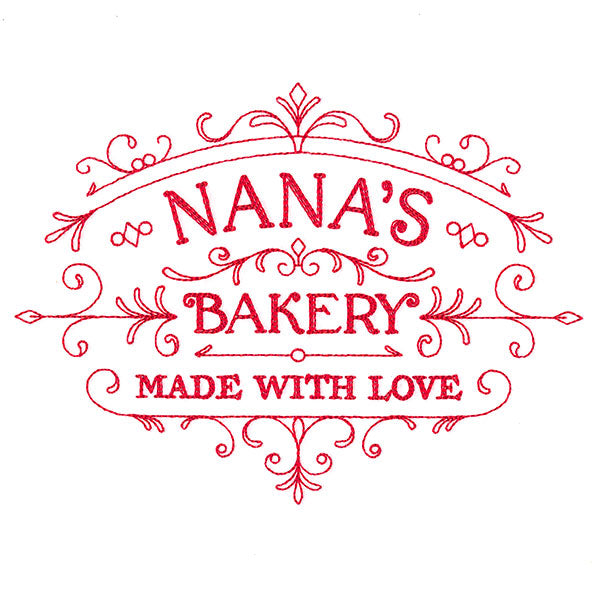 Nana's Bakery Sign