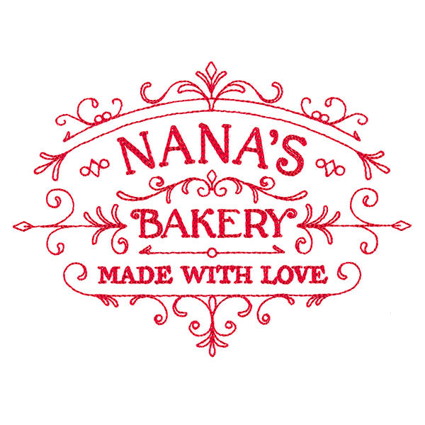 Nana's Bakery Sign