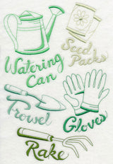 Garden Tools Collage