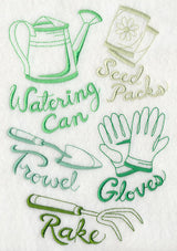 Garden Tools Collage