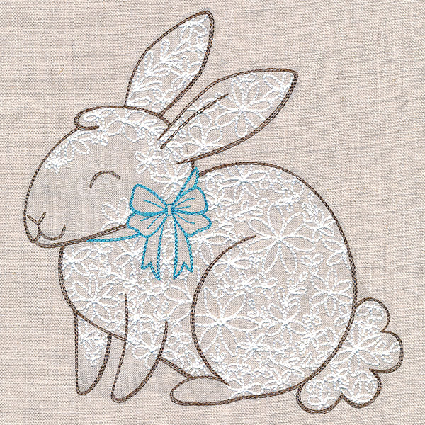 Delightful Bunny in Bloom