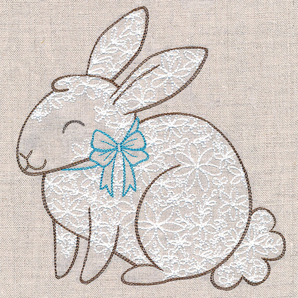 Delightful Bunny in Bloom