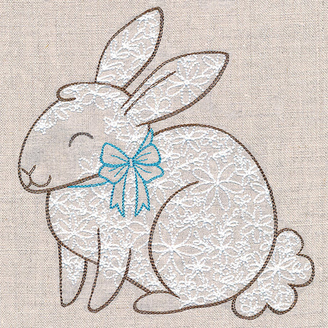 Delightful Bunny in Bloom