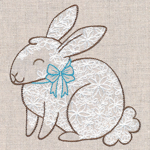 Delightful Bunny in Bloom