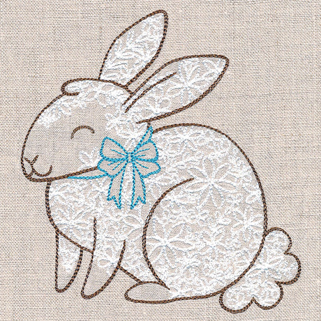 Delightful Bunny in Bloom