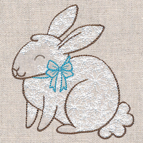 Delightful Bunny in Bloom