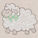 Peaceful Sheep in Bloom