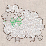 Peaceful Sheep in Bloom