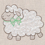 Peaceful Sheep in Bloom