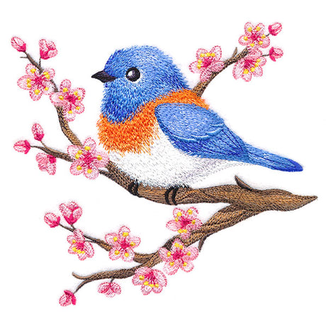 Charming Little Blue Bird