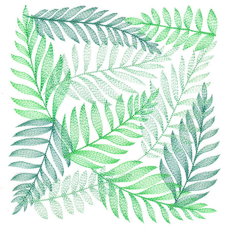 Tropical Fern Square