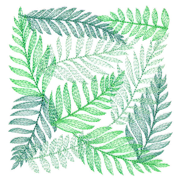 Tropical Fern Square