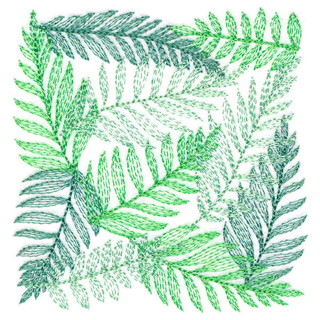 Tropical Fern Square