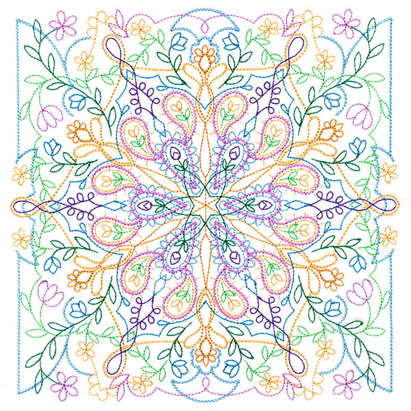 Floral Kaleidoscope 4
