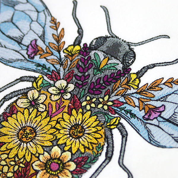 Buzzing Bee in Flowers