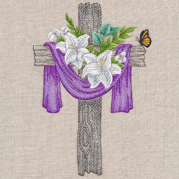 Lilies on the Cross