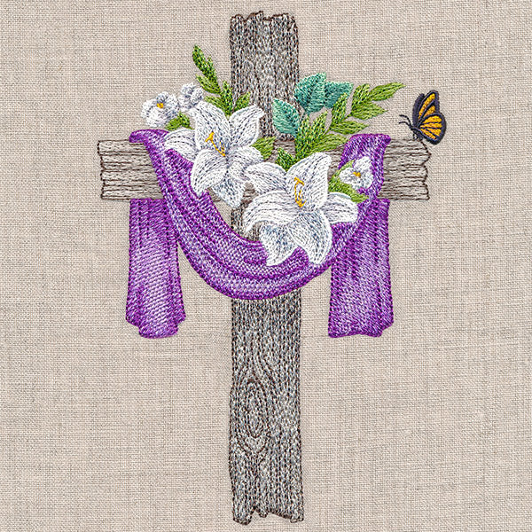 Lilies on the Cross
