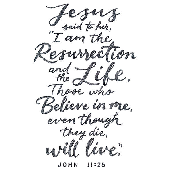 John 11:25 Scripture