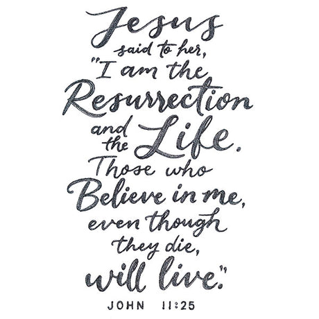 John 11:25 Scripture