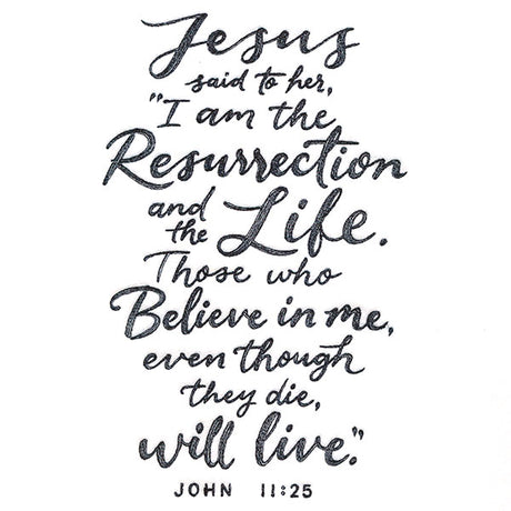 John 11:25 Scripture