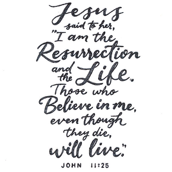 John 11:25 Scripture