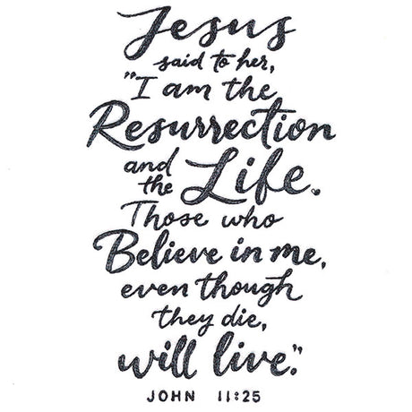 John 11:25 Scripture