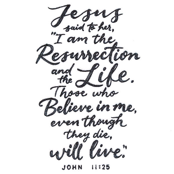 John 11:25 Scripture