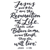 John 11:25 Scripture
