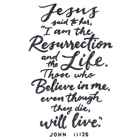 John 11:25 Scripture