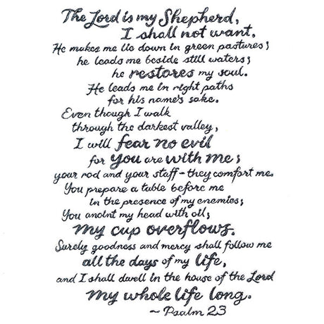 Psalm 23 Scripture