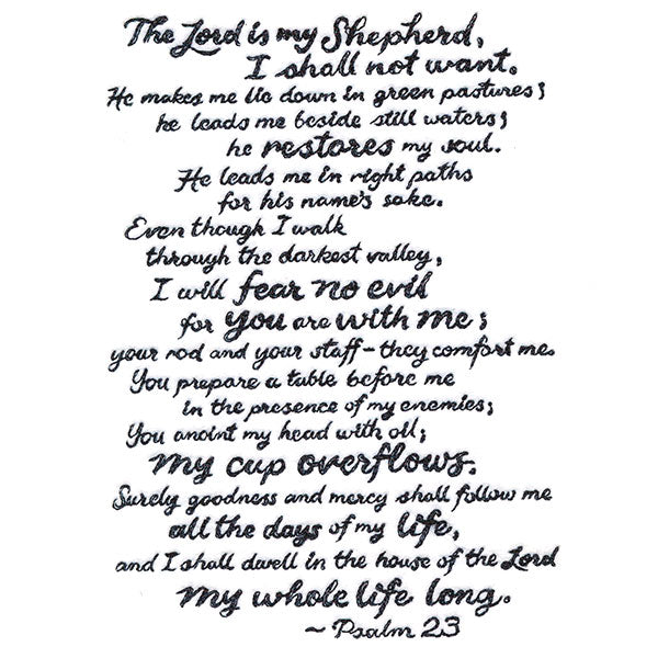 Psalm 23 Scripture